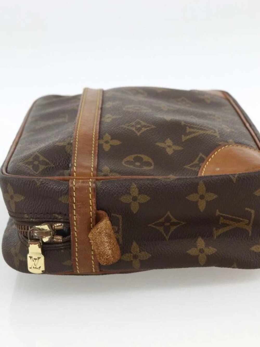 LOUIS VUITTON Monogram Compiegne 28 Clutch Bag M51845 LV Auth ka2849 - Picture 3 of 16